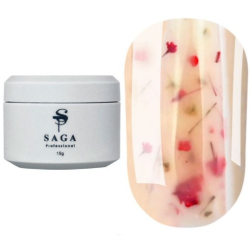 Гель для нарощування Liquid Floral gel Saga 15 мл №5 Гель для нарощування Liquid Floral gel Saga 15 мл №5